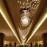 LED Light Customized Bubble Glass Chandelier