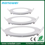 AC86-265V 6W Warm White Round LED Panel Light