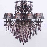 Crystal Chandelier with Dark Purple Crystal (NX8149/10)