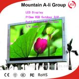 Outdoor P10 Full Color Video LED Display for Advertising Screen