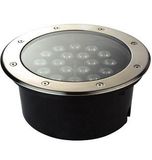 24W Stainless Steel LED Outdoor Underground LED Light, Garden Path Light