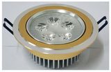 5W High Power Silver Drawing Gold Nature White LED Ceiling Light