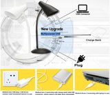 Dimmable LED Desk Lamp with 5V USB Socket