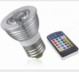 RGB Dimmable 3W LED Spotlight with Snychronous Controller