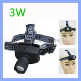 Zoomable 3 Modes Portable ABS Headlamp Head Light