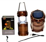 Aluminium Solar Multifuctional USB Outdoor LED Camping Light (OS15053)