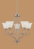 Hot Sale Chandelier with Glass Shade (525SN)