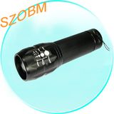 Aluminum 3-Mode Zooming CREE Q3 LED Flashlights