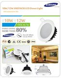 China 10W Bridgelux Chip COB LED Down Light