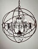 Globe Crystal Chandelier (YQF1310D67RD)