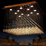 Modern Luxury Lustres Crystal Chandeliers K9 Ceiling Lamps Living Room Crystal Drop Pendant Lamps Light Fixtures Luminaria