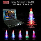 Colorful Acrylic Chritmas Tree Lamp