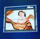 Magnetic Open Acrylic LED Advertising Light Box with Logo