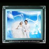 LED Light Box with Acrylci Sheet Crysyal LED Light Frame for Wedding Photo Frame