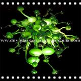 Unique Green Blown Glass Ornament Chandelier Lighting for Decoration