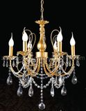 Antique Design Gold Crystal Lamp Chandelier