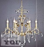 Iron Chandelier/ (YQF2180D70GD) /Crystal Chandelier