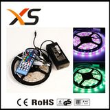 5m DC12V/24V SMD 5050 RGB LED Strip Light with Controller, Waterproof IP65