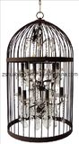 CE Iron Bird Cage Crystal Chandelier (HBC-9012)