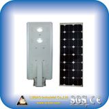 60W Solar Toughened Glass Lampshape All in One LED Street Light