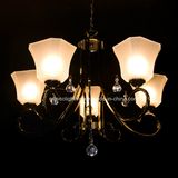 Glass Pendant Antique Chandelier Crystal Lighting Tb1024-5L