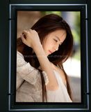 Hanging LED Slim Crystal Display Acrylic Light Box (CSH01-A3P-01)