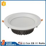 CE RoHS SAA 5W 7W 10W 15W 20W 30W Round Dimmable COB LED Downlight, Interior Decoration Recessed LED Down Light