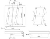 3 Inch Single Digit 7 Segment LED Display