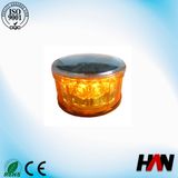 Solar Powered Yellow LED Warning Light