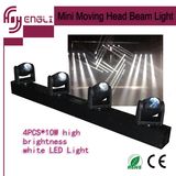 40W Four LED Mini Moving Head Beam Stage Light (HL-018BM)