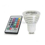 High Power 3W GU10 RGB LED Spotlight