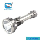 5 Mode USA T6 CREE LED Torch Stainless Steel Flashlight