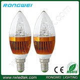 High Brightness E14 3W Epistar LED Candle Light Bulbs