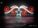 Outdoor LED Rope Light Red White Holiday Decoration Light for Christmas, Party and Wedding