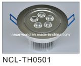 5W Round Aluminum LED Down Light