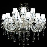 Design Project Crystal Chandelier for Hotel or Home (S-8023-12+6)