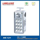 12PCS SMD LED Rechargeable Flashlight