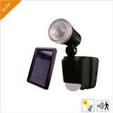 1W LED Spot Lighting Solar Garden Lights with PIR Sensor (courtyard garage lamp)