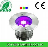 9W RGB LED Inground Garden Light with Plastic Sleeve (JP82533)