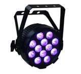 Thin Mini PRO PAR Can Disco Light Stage RGBWA+UV 6 Colors 12 LED