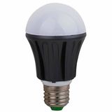 A60 9W E27 Black Housing 6000k LED Bulb Light