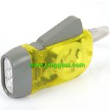 LED Flashlight with Hand Dynamo