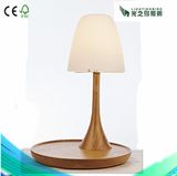 Lightingbird Acrylic Lampshade Wooden Table Lamp (LBMT-TSW)