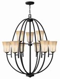 Contemporary Glass Shade Chandeliers Lamp Light Fixture (51918)