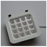 6.0USD 16W Square (round angle) Nature White LED Ceiling Light