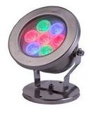 IP68 304# Stailess Steel 7*3W RGB LED Underwater Light