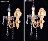 Energy Saving Indoor Crystal Wall Lamp Two Compound Wall Lights