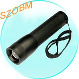 Aluminum CREE Q3 LED 3 Mode Zoom Flashlight