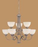 Hot Sale Chandelier with Glass Shade (1939BPW)