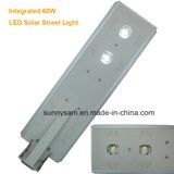 60W Integrated Solar LED Street Light All in One LED Street Light